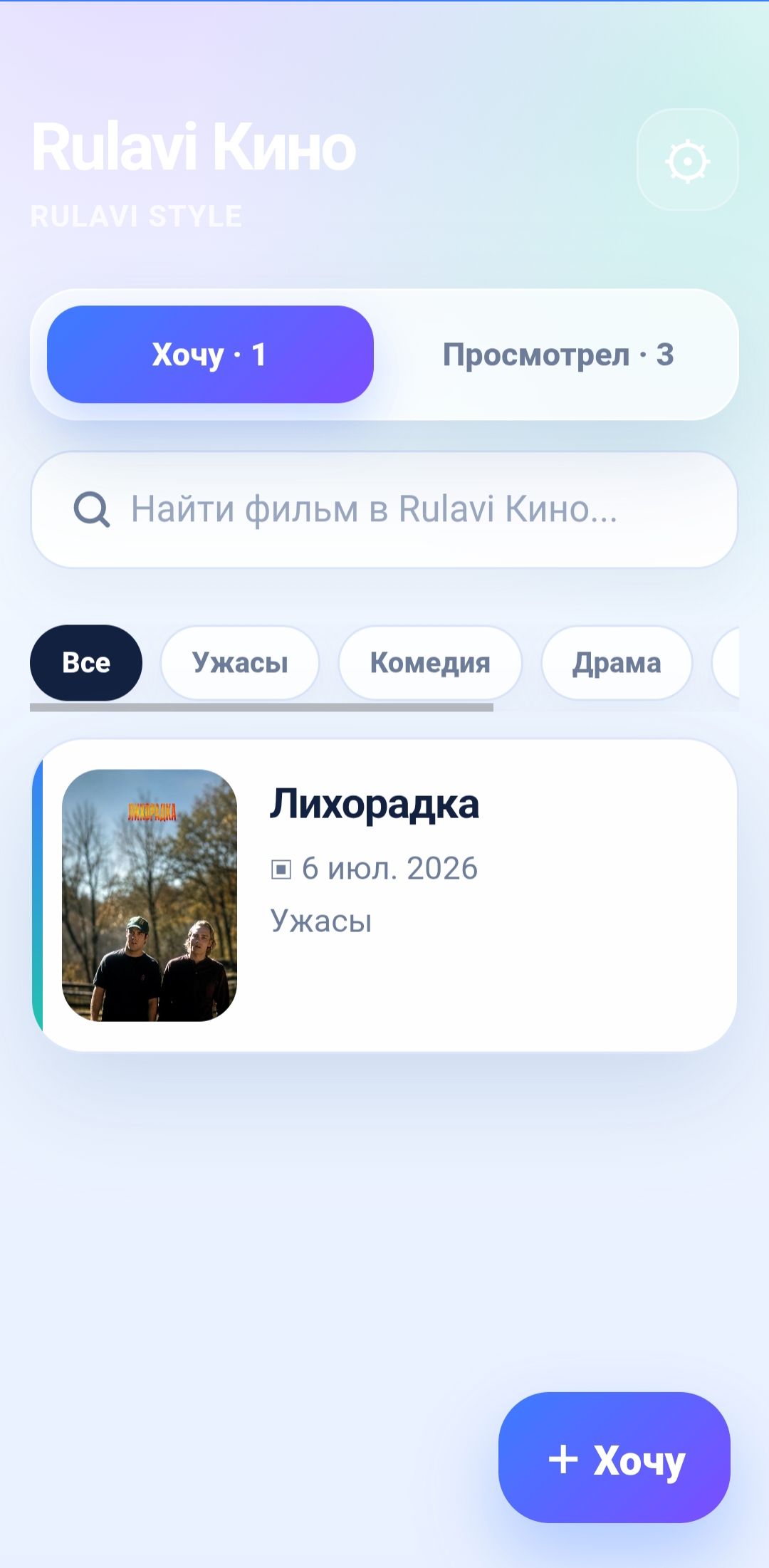 Кино дневник от Rulavi 